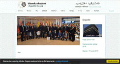 Desktop Screenshot of islamska-skupnost.si